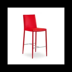 Beo Tabouret contemporain italien en cuir