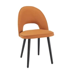 Bistrot Chaise avec dossier ajouré en simili pieds bois