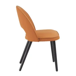 Bistrot Chaise avec dossier ajouré en simili pieds bois