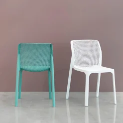 Bit Chaise moderne empilable en polypropylène