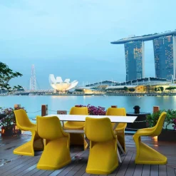 Bloom Chaise de jardin design ajourée en polypropylène