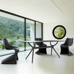 Bloom Chaise design ajourée en polypropylène