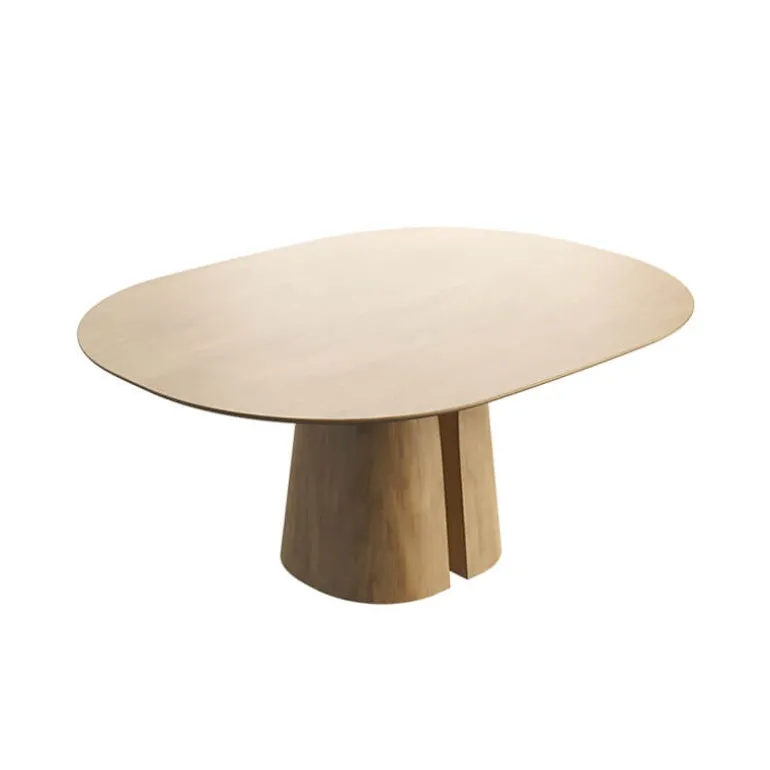 Blossom Mobitec® Table design en bois avec bords arrondis