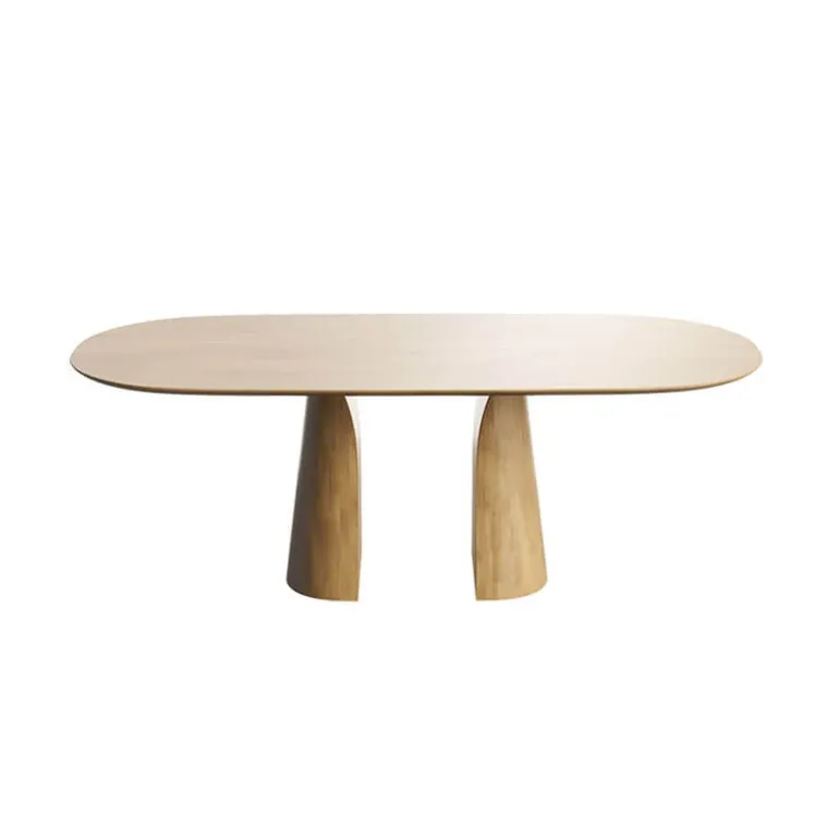 Blossom Mobitec® Table design en bois avec bords arrondis