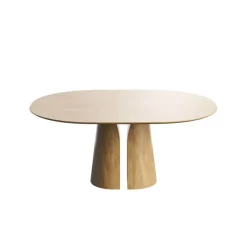 Blossom Mobitec® Table design en bois avec bords arrondis