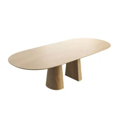 Blossom Mobitec® Table design en bois avec bords arrondis