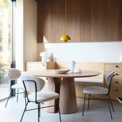 Blossom Mobitec® Table design en bois avec bords arrondis