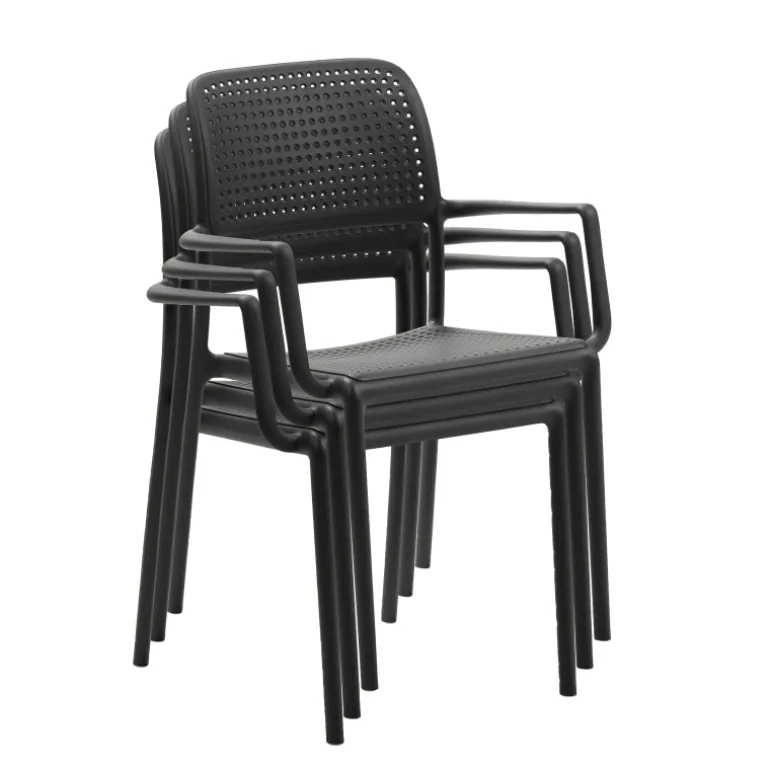 Bora Fauteuil empilable en polypropylène