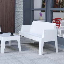 Box Sofa Banquette de jardin en polypropylène