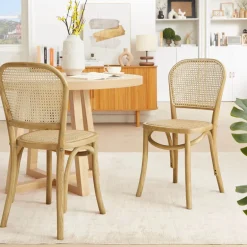 BrasserieChaise bistrot en bois et cannage