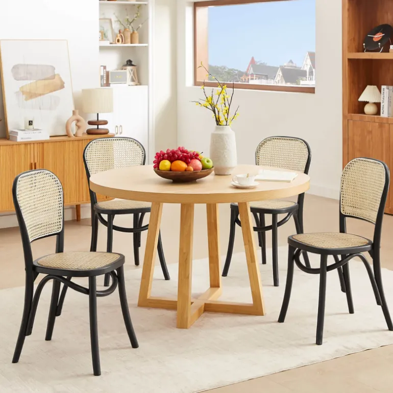 BrasserieChaise bistrot en bois et cannage