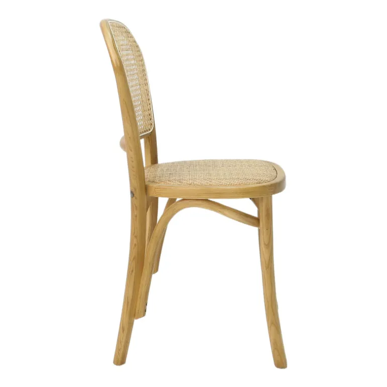 BrasserieChaise bistrot en bois et cannage