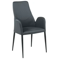 Bridge Mathilde Fauteuil moderne en synthétique et métal fabriqué en Italie