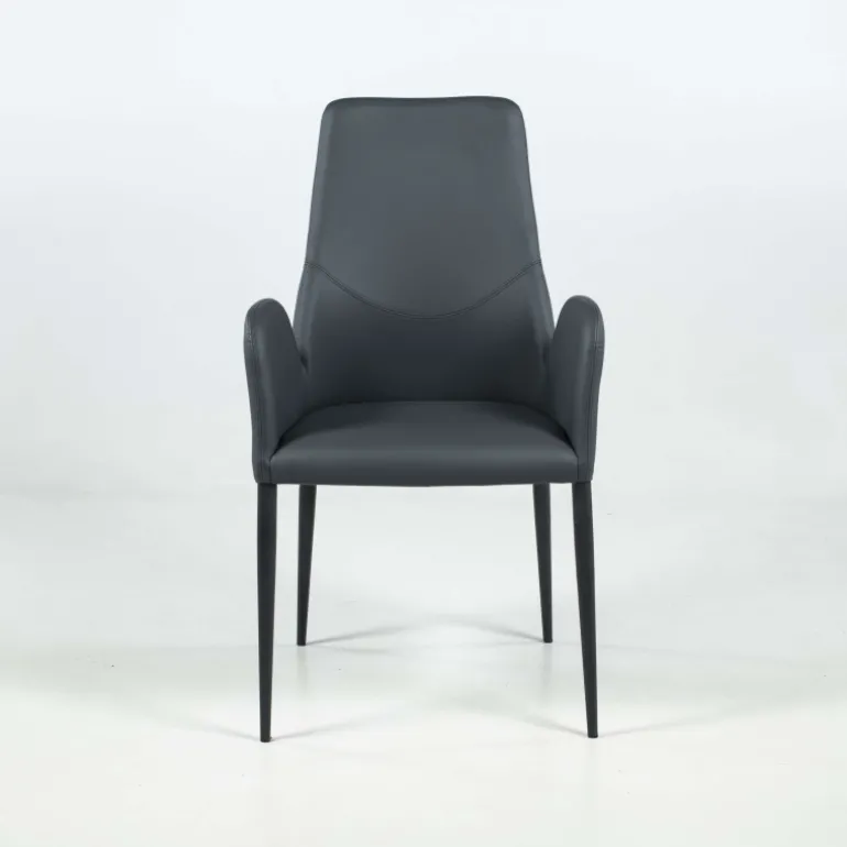 Bridge Mathilde Fauteuil moderne en synthétique et métal fabriqué en Italie