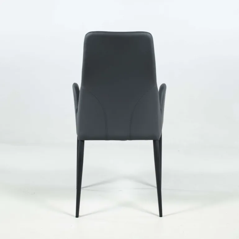 Bridge Mathilde Fauteuil moderne en synthétique et métal fabriqué en Italie