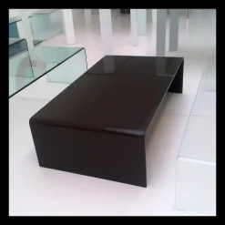 Bridge Sovet® Table basse moderne rectangulaire en verre