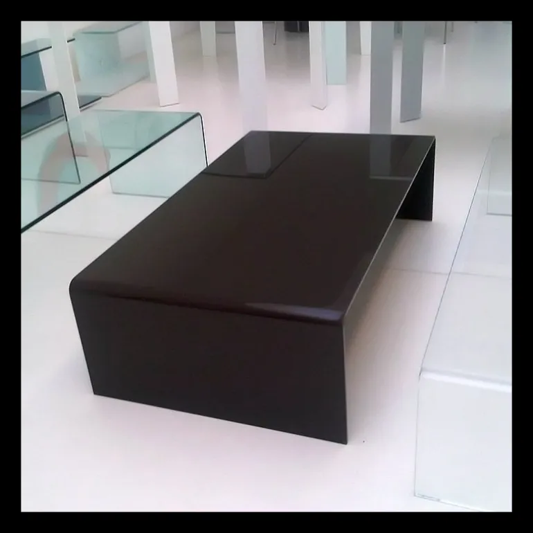 Bridge Sovet® Table basse moderne rectangulaire en verre