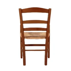 Brocéliande Fauteuil en bois rustique et paille