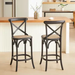 CabaretTabouret snack style bistrot en bois