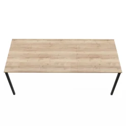 Cabrio Table snack rectangulaire extensible en stratifié fabriquée en Belgique