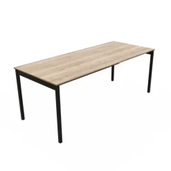 Cabrio Table snack rectangulaire extensible en stratifié fabriquée en Belgique