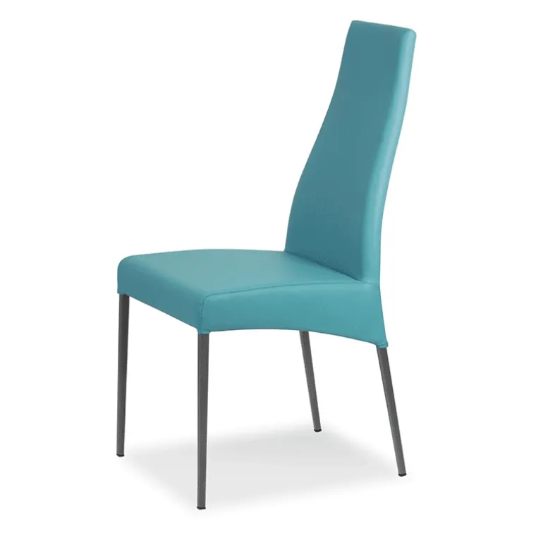 Carla Chaise de salle à manger italienne en synthétique