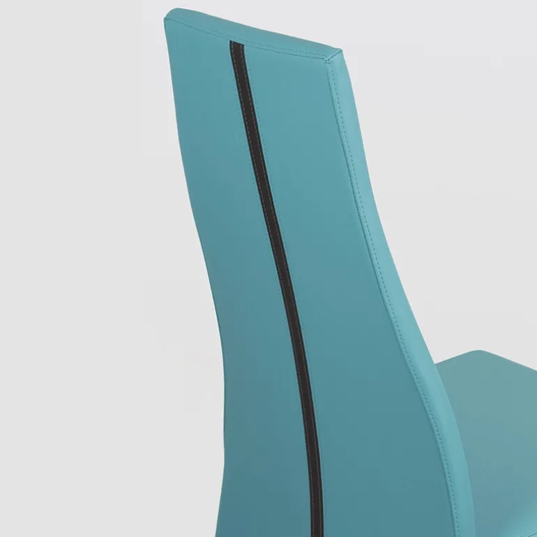 Carla Chaise de salle à manger italienne en synthétique