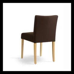 Carré Mobitec® Chaise rembourrée en bois et tissu