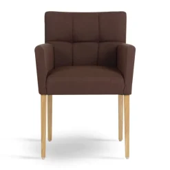 Carré Mobitec® Fauteuil de séjour en bois et tissu