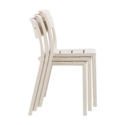 Cassia Chaise de jardin empilable en polypropylène
