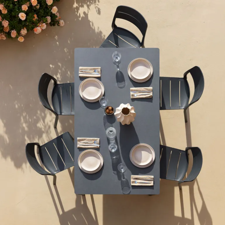 Cassia Chaise de jardin empilable en polypropylène