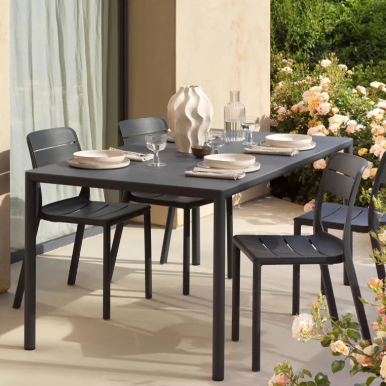 Cassia Chaise de jardin empilable en polypropylène