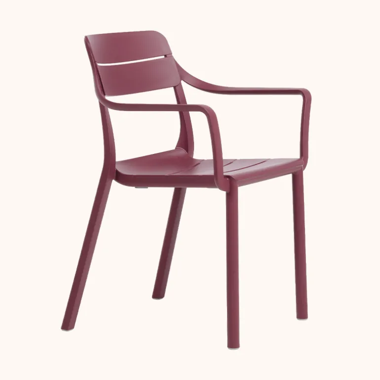 Cassia Fauteuil de jardin empilable en polypropylène