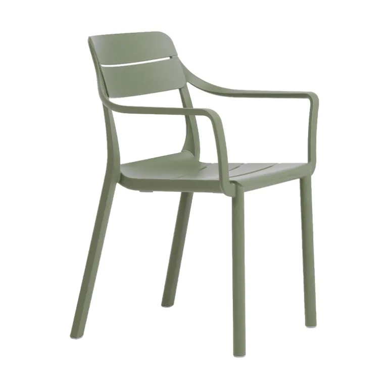 Cassia Fauteuil de jardin empilable en polypropylène