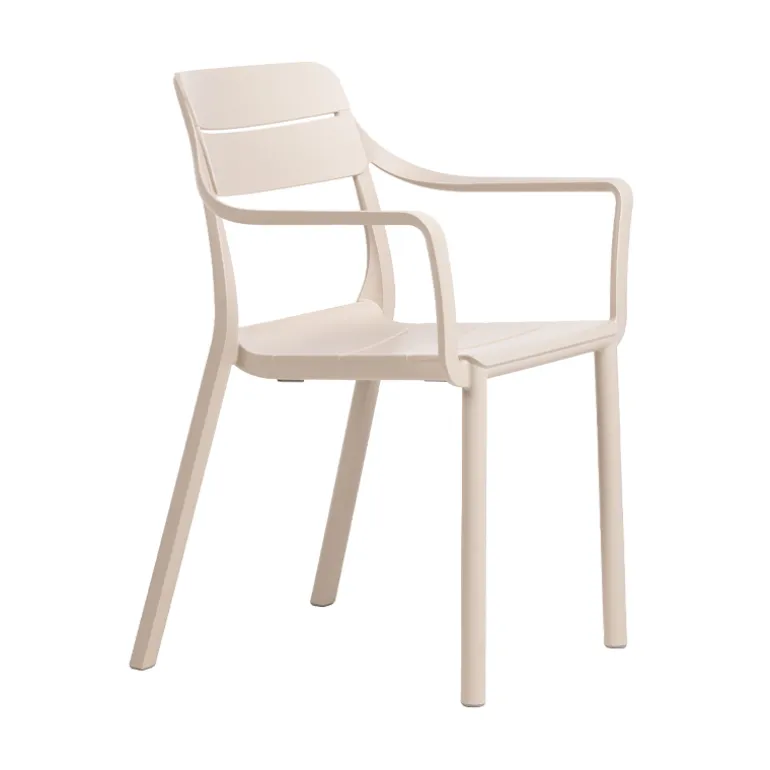 Cassia Fauteuil de jardin empilable en polypropylène