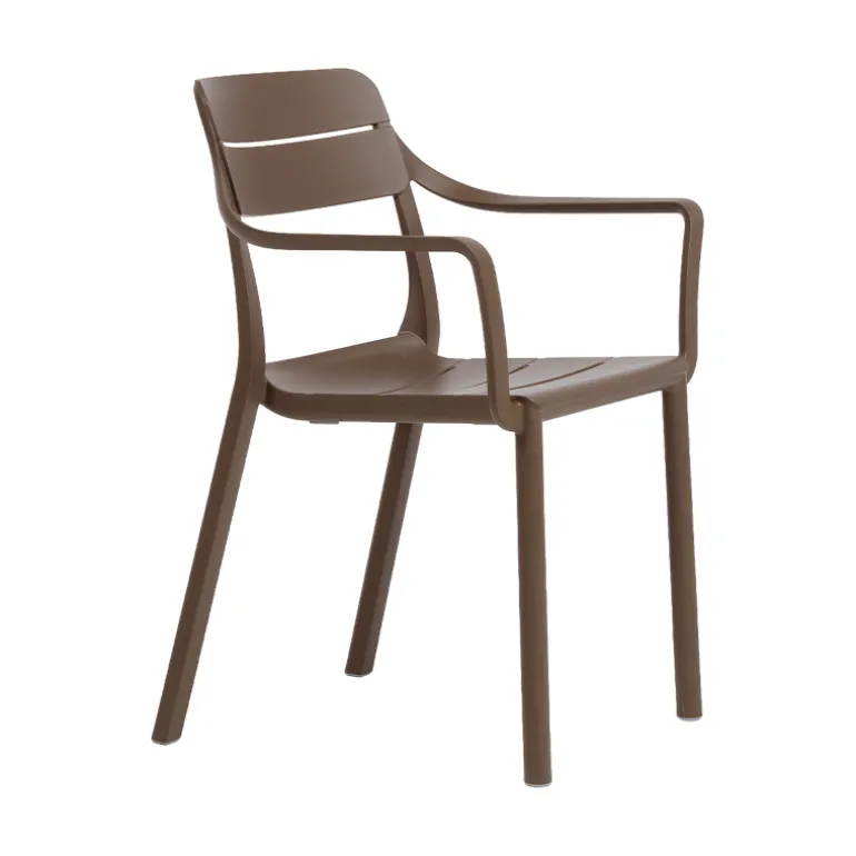 Cassia Fauteuil de jardin empilable en polypropylène
