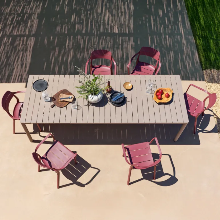 Cassia Fauteuil de jardin empilable en polypropylène