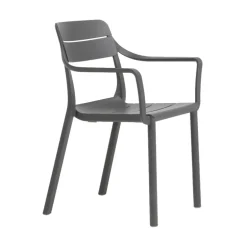 Cassia Fauteuil de jardin empilable en polypropylène