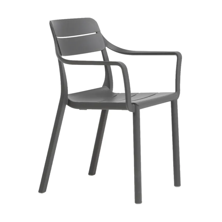 Cassia Fauteuil de jardin empilable en polypropylène