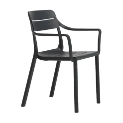 Cassia Fauteuil de jardin empilable en polypropylène