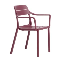 Cassia Fauteuil de jardin empilable en polypropylène
