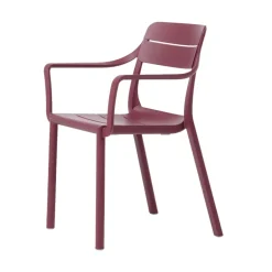 Cassia Fauteuil de jardin empilable en polypropylène