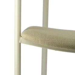 Cassis Fauteuil moderne en tissu avec accoudoirs et pieds en métal