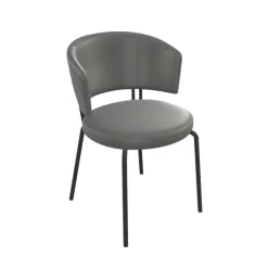 Chaise tendance de salle à manger en simili – Aero