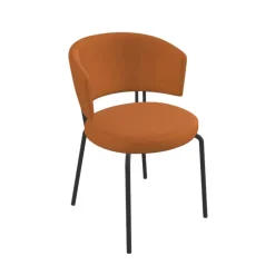 Chaise tendance de salle à manger en simili – Aero