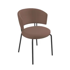 Chaise tendance de salle à manger en simili – Aero