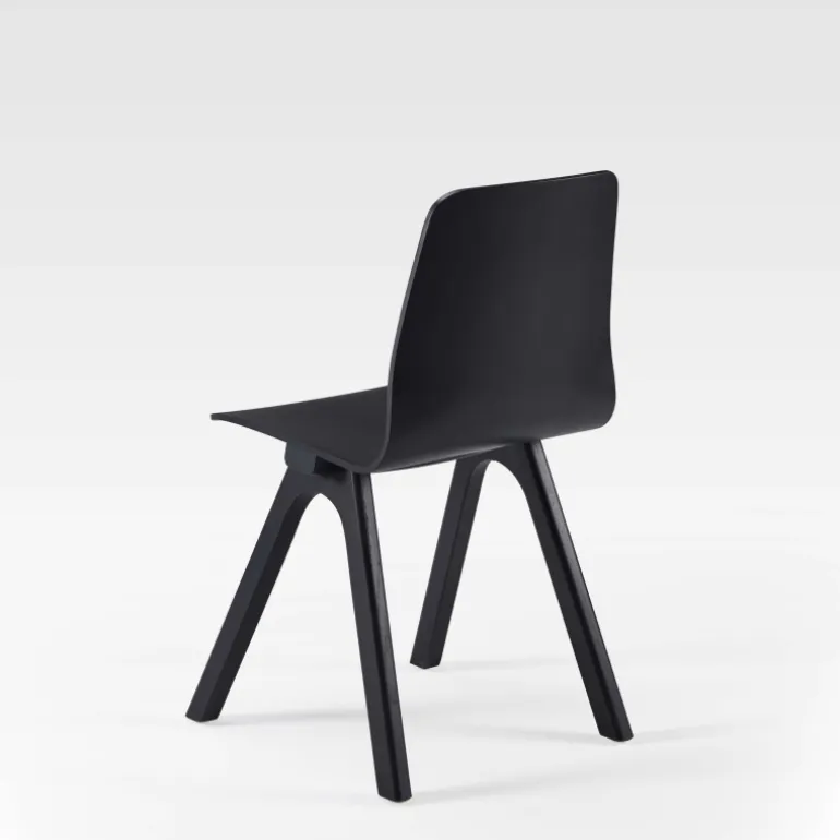 Chevron Chaise de designer en bois