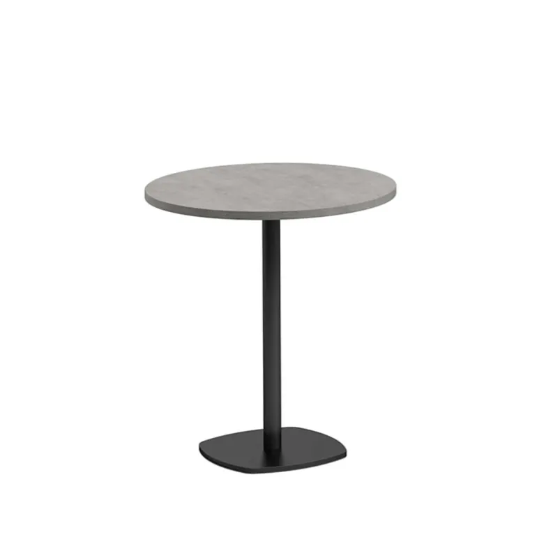 Circa Petite table de cuisine ronde diamètre 70 cm en stratifié avec pied central