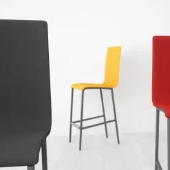 City Tabouret snack contemporain rembourré