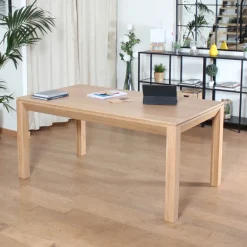 Clarté Bureau en bois et céramique avec tiroir